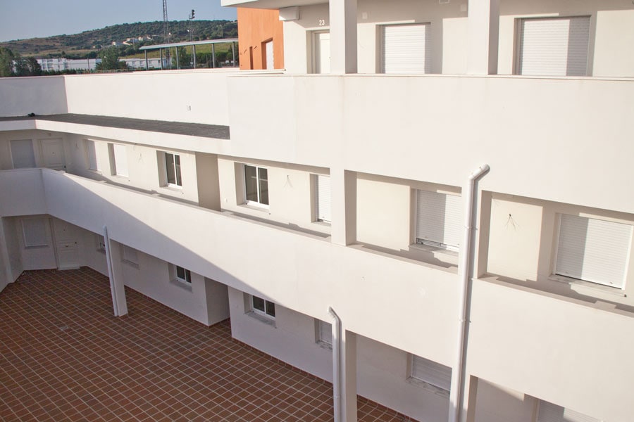 Edificio de pisos construidos por Corime en Los Barrios